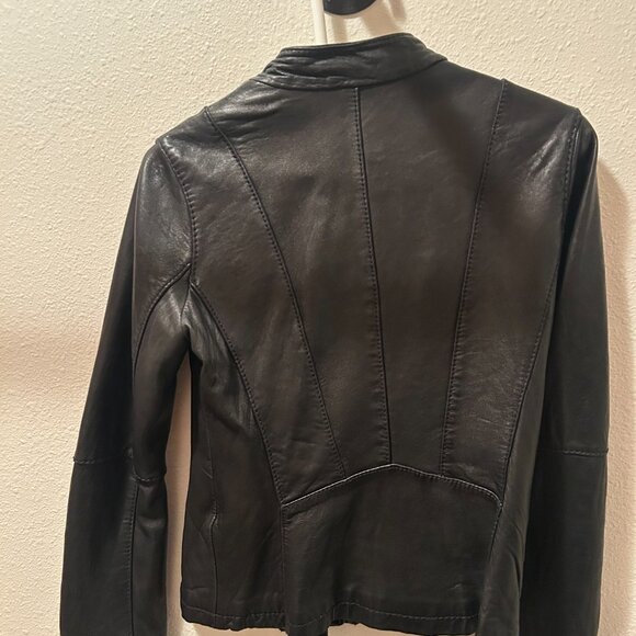 Michael Kors Leather Jacket - Picture 4 of 5